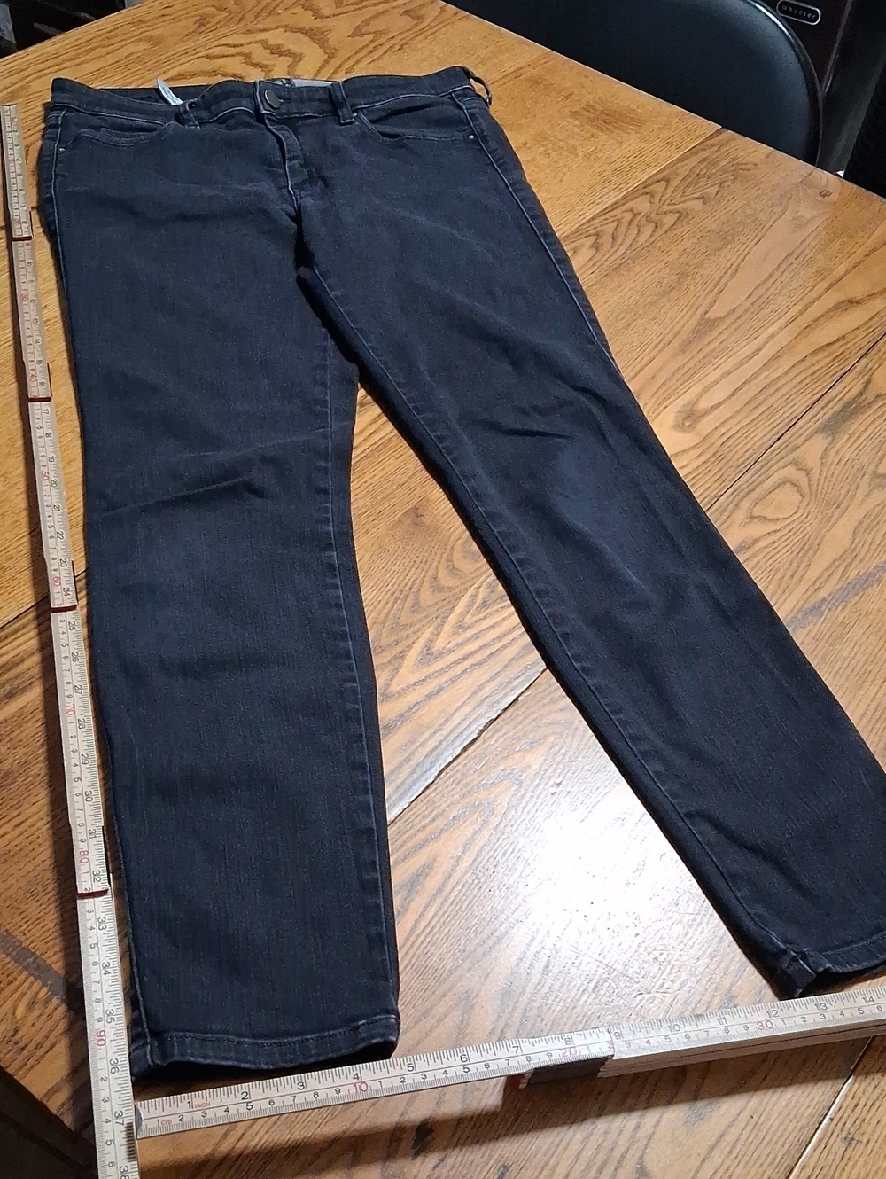 DIESEL JEANS Womens 32x32 DORIS Faded BLACK SLIM SKINNY Denim Used STRETCH